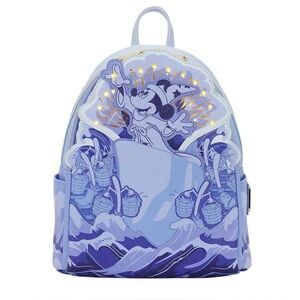 BNWT Loungefly Fantasia Mickey Mouse Light Up Backpack